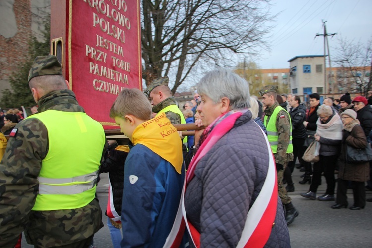 Powitanie ikony MB Częstochowskiej w parafii pw. św. Wawrzyńca w Sochaczewie