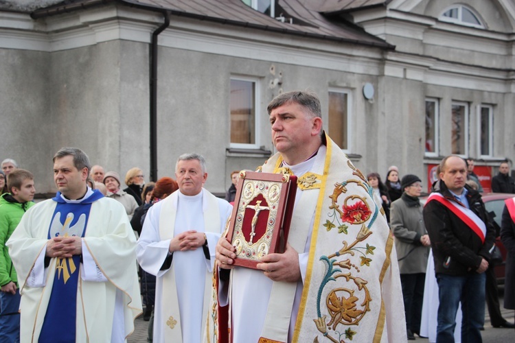 Powitanie ikony MB Częstochowskiej w parafii pw. św. Wawrzyńca w Sochaczewie