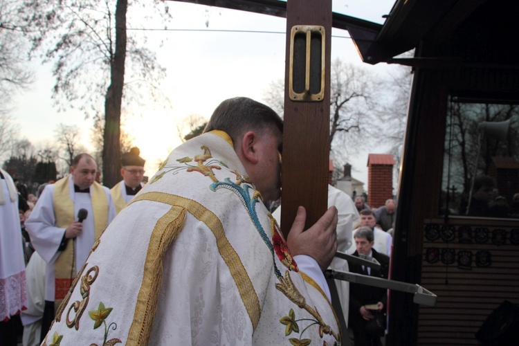 Powitanie ikony MB Częstochowskiej w parafii pw. św. Wawrzyńca w Sochaczewie