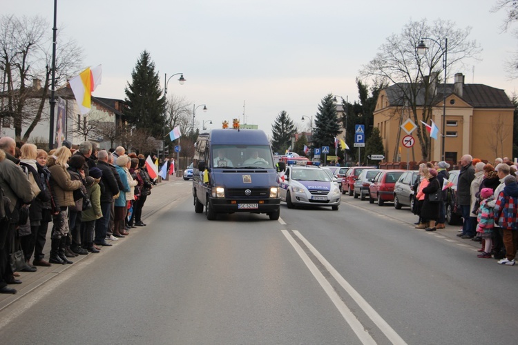 Powitanie ikony MB Częstochowskiej w parafii pw. św. Wawrzyńca w Sochaczewie