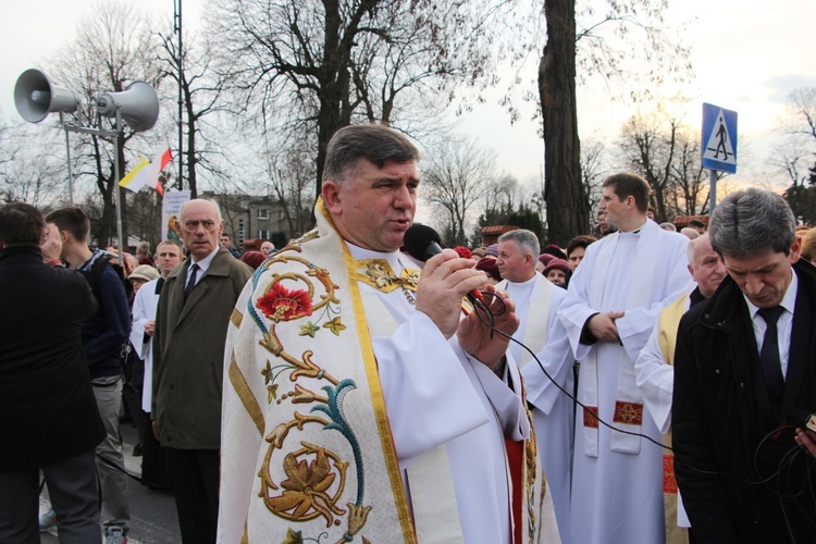 Powitanie ikony MB Częstochowskiej w parafii pw. św. Wawrzyńca w Sochaczewie