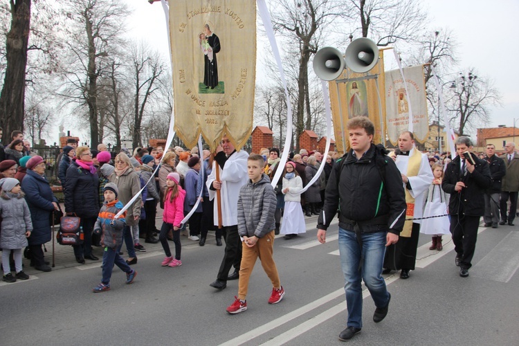 Powitanie ikony MB Częstochowskiej w parafii pw. św. Wawrzyńca w Sochaczewie