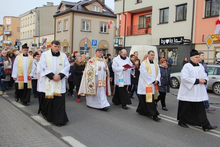 Powitanie ikony MB Częstochowskiej w parafii pw. św. Wawrzyńca w Sochaczewie