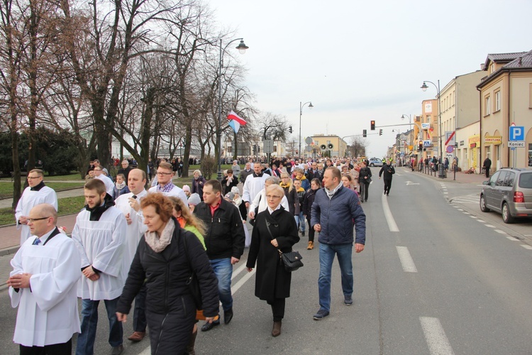 Powitanie ikony MB Częstochowskiej w parafii pw. św. Wawrzyńca w Sochaczewie