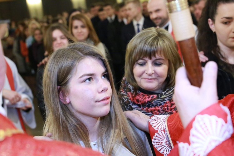 Bierzmowanie w Dąbrowie Tarnowskiej.