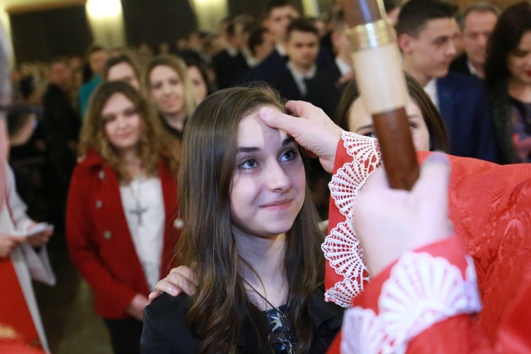 Bierzmowanie w Dąbrowie Tarnowskiej.