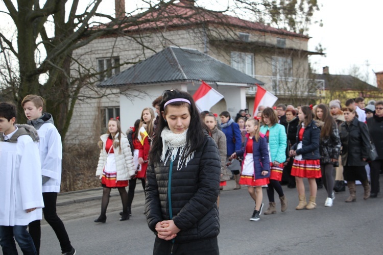 Powitanie ikony MB Częstochowskiej w Brzozowie