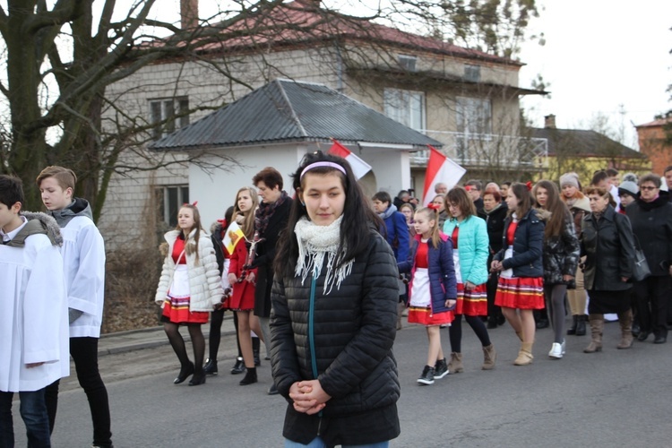 Powitanie ikony MB Częstochowskiej w Brzozowie