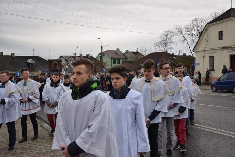 Powitanie ikony MB Częstochowskiej w Iłowie