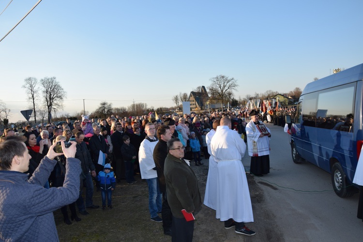 Powitanie ikony MB Częstochowskiej w Zycku