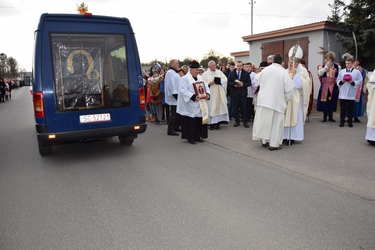 Powitanie ikony MB Częstochowskiej w Słubicach