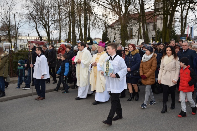 Powitanie ikony MB Częstochowskiej w Słubicach