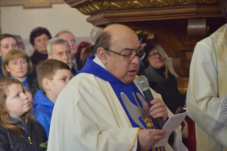 Powitanie ikony MB Częstochowskiej w Sannikach