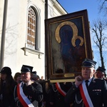 Powitanie ikony MB Częstochowskiej w Sannikach