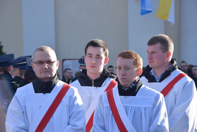 Powitanie ikony MB Częstochowskiej w Sannikach