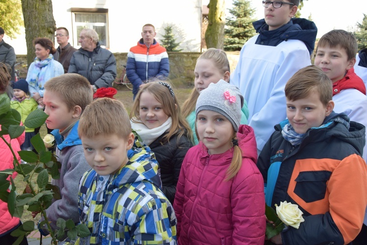 Powitanie ikony MB Częstochowskiej w Sannikach