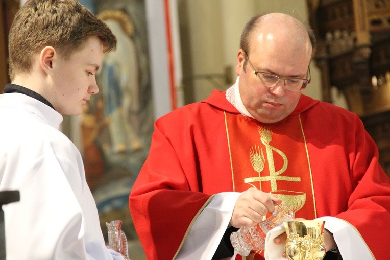 Bierzmowanie w Porąbce Uszewskiej