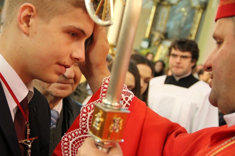 Bierzmowanie w Porąbce Uszewskiej