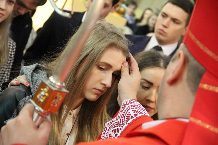 Bierzmowanie w Porąbce Uszewskiej