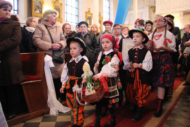 Powitanie ikony MB Częstochowskiej w Pacynie