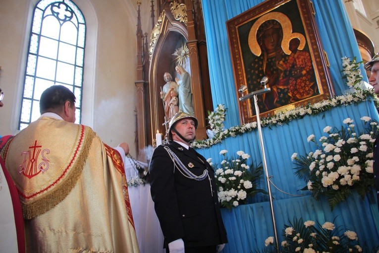 Powitanie ikony MB Częstochowskiej w Pacynie