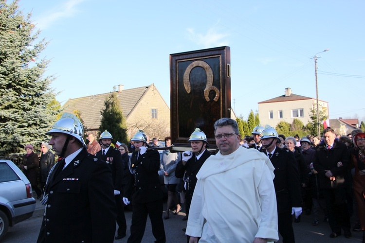 Powitanie ikony MB Częstochowskiej w Pacynie