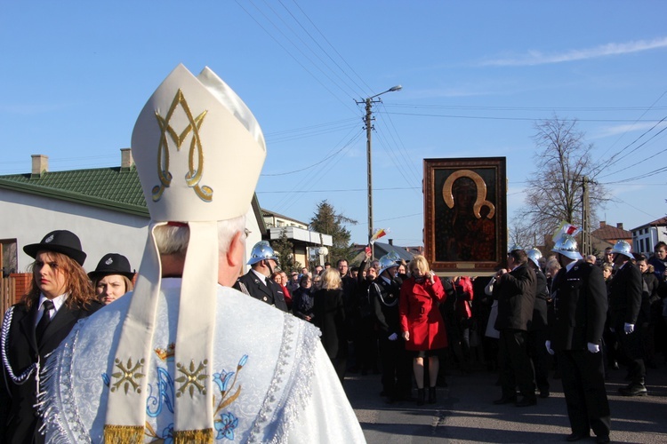 Powitanie ikony MB Częstochowskiej w Pacynie