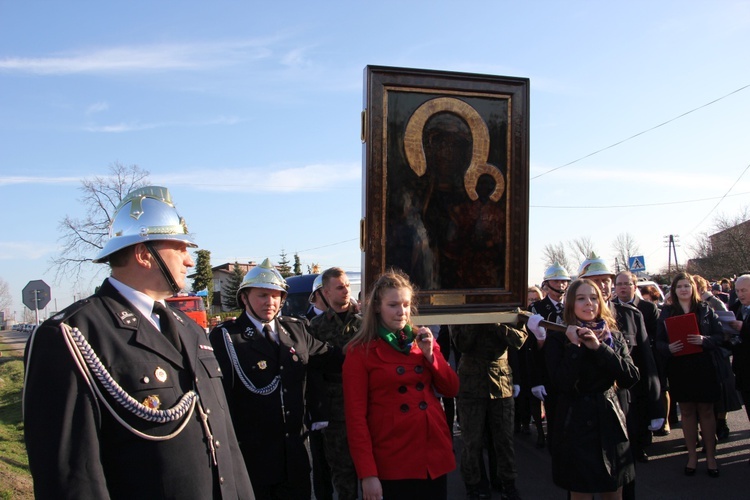 Powitanie ikony MB Częstochowskiej w Pacynie