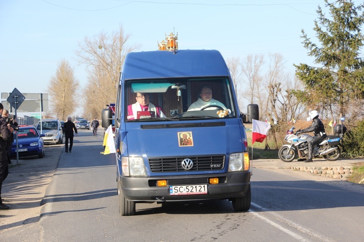 Powitanie ikony MB Częstochowskiej w Pacynie