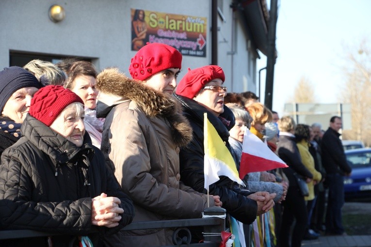 Powitanie ikony MB Częstochowskiej w Pacynie