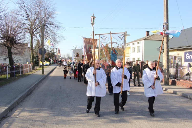 Powitanie ikony MB Częstochowskiej w Pacynie