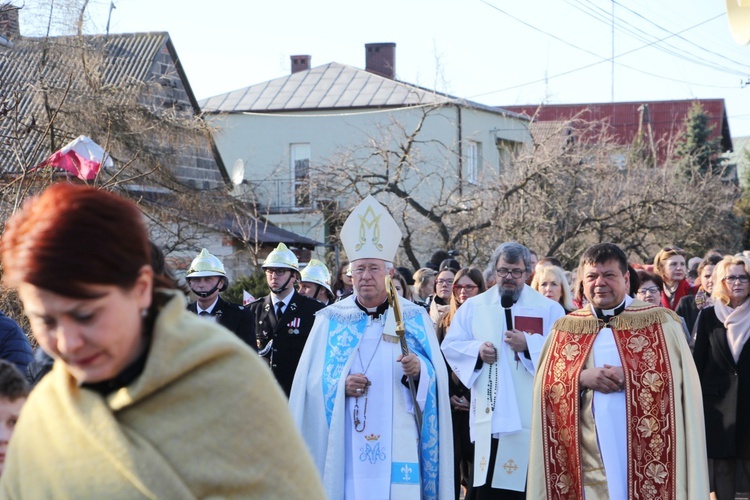 Powitanie ikony MB Częstochowskiej w Pacynie