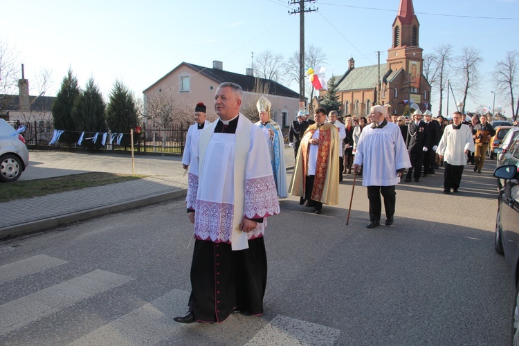 Powitanie ikony MB Częstochowskiej w Pacynie