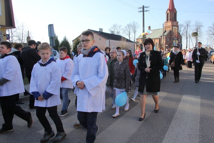 Powitanie ikony MB Częstochowskiej w Pacynie