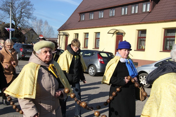 Powitanie ikony MB Częstochowskiej w Pacynie