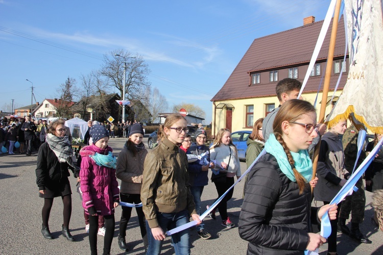 Powitanie ikony MB Częstochowskiej w Pacynie