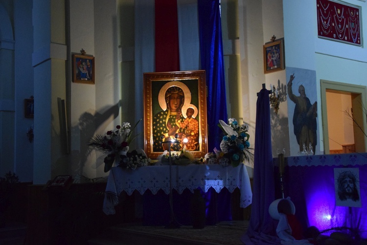 Powitanie ikony MB Częstochowskiej w Osmolinie