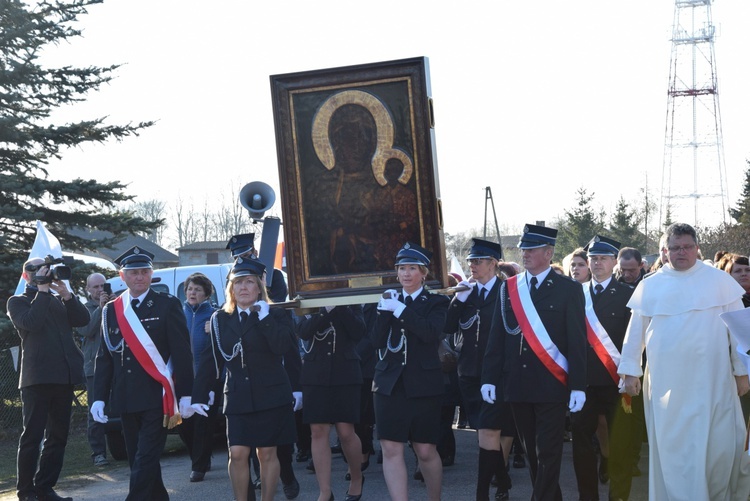 Powitanie ikony MB Częstochowskiej w Osmolinie