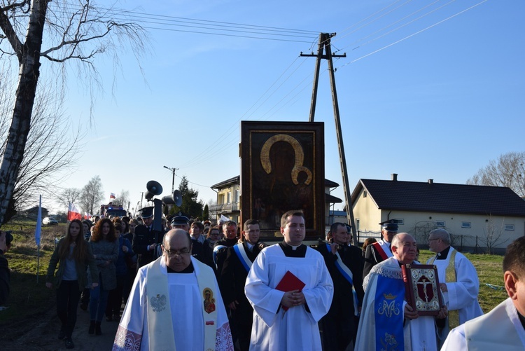 Powitanie ikony MB Częstochowskiej w Osmolinie