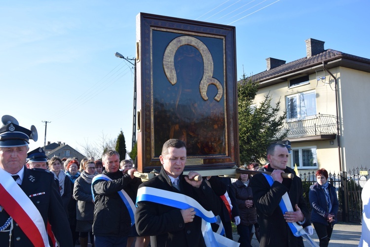 Powitanie ikony MB Częstochowskiej w Osmolinie