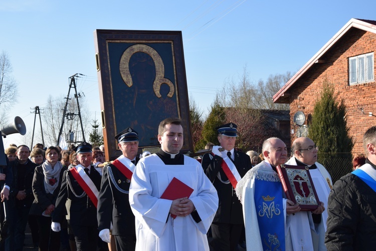 Powitanie ikony MB Częstochowskiej w Osmolinie