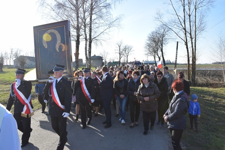 Powitanie ikony MB Częstochowskiej w Osmolinie