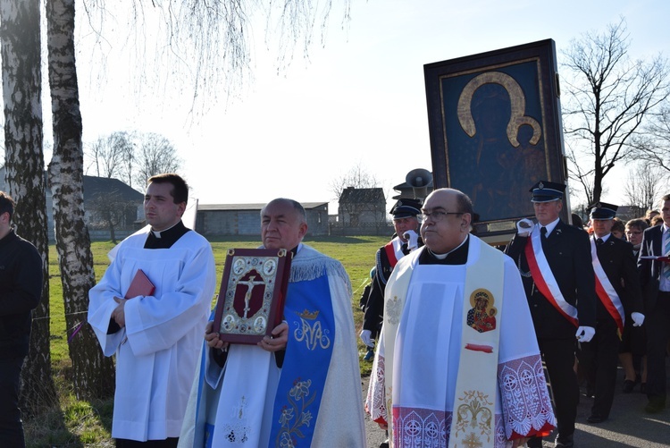 Powitanie ikony MB Częstochowskiej w Osmolinie