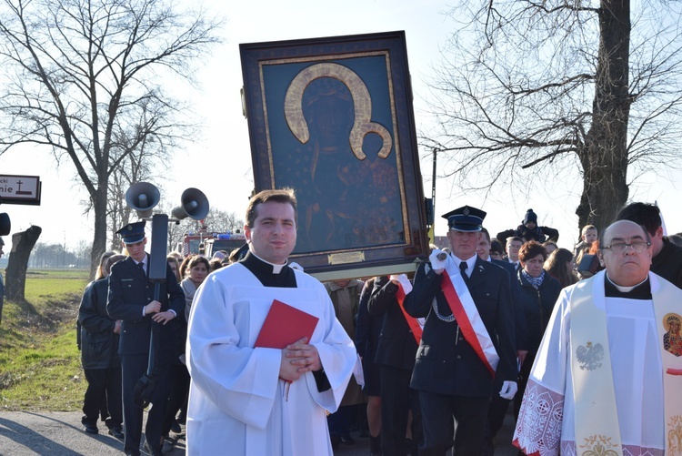 Powitanie ikony MB Częstochowskiej w Osmolinie