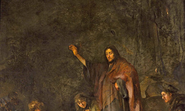Carel FabritiusWskrzeszenie Łazarza olej na desce, 1643Muzeum Narodowe, Warszawa
