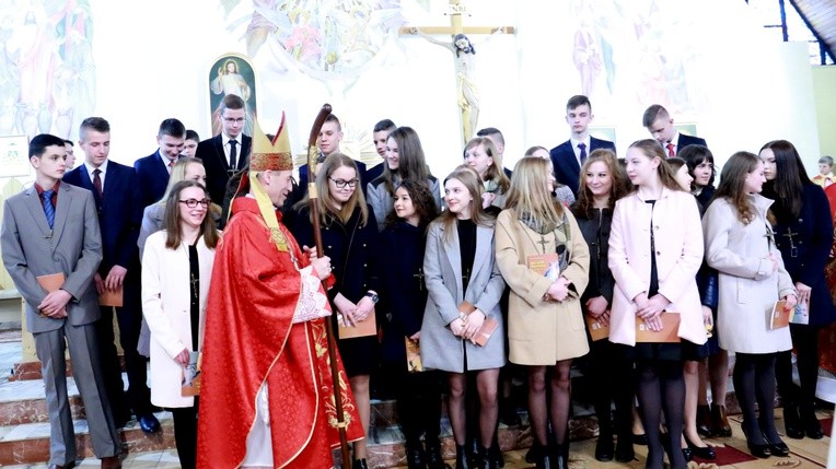 Bierzmowanie w Kąclowej