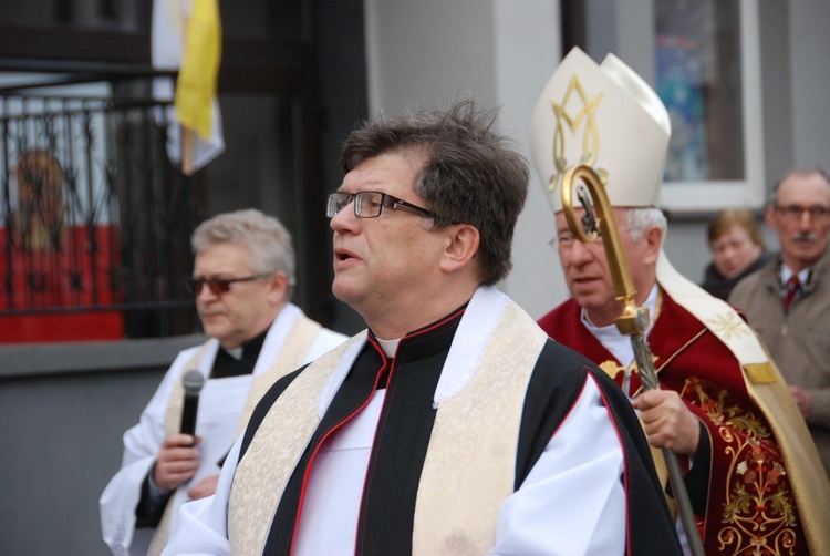 Powitanie ikony MB Częstochowskiej w Kiernozi