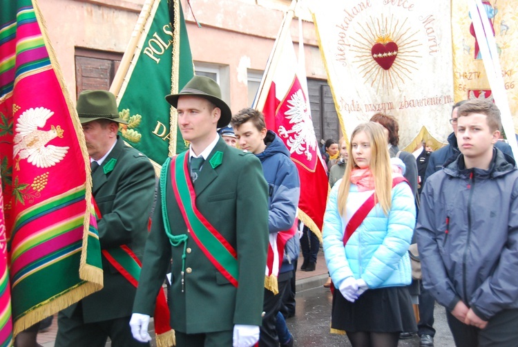 Powitanie ikony MB Częstochowskiej w Kiernozi