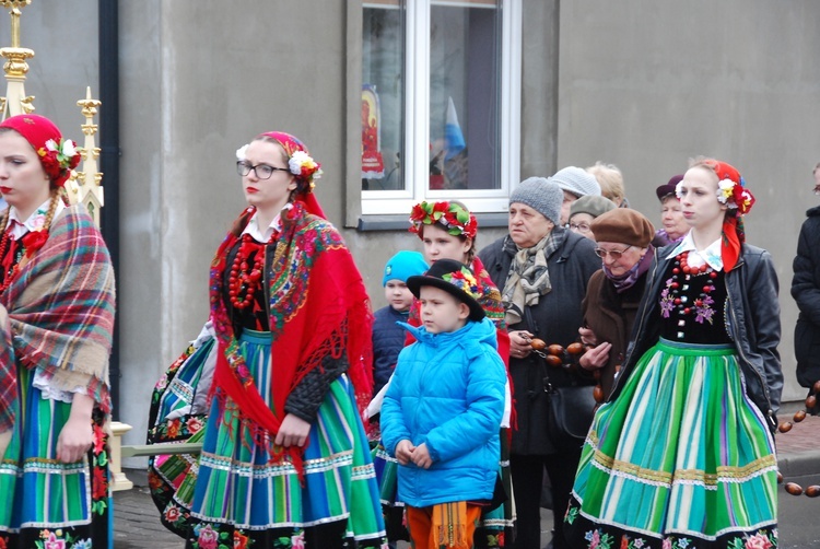 Powitanie ikony MB Częstochowskiej w Kiernozi