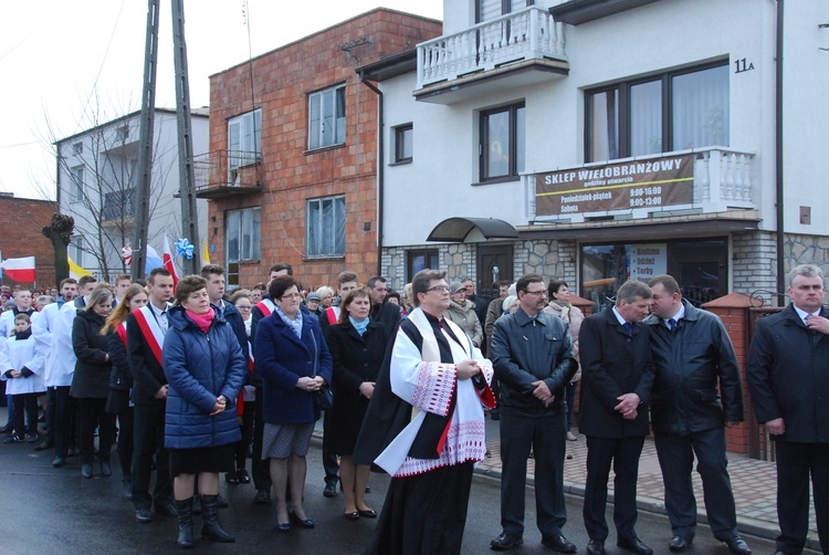 Powitanie ikony MB Częstochowskiej w Kiernozi